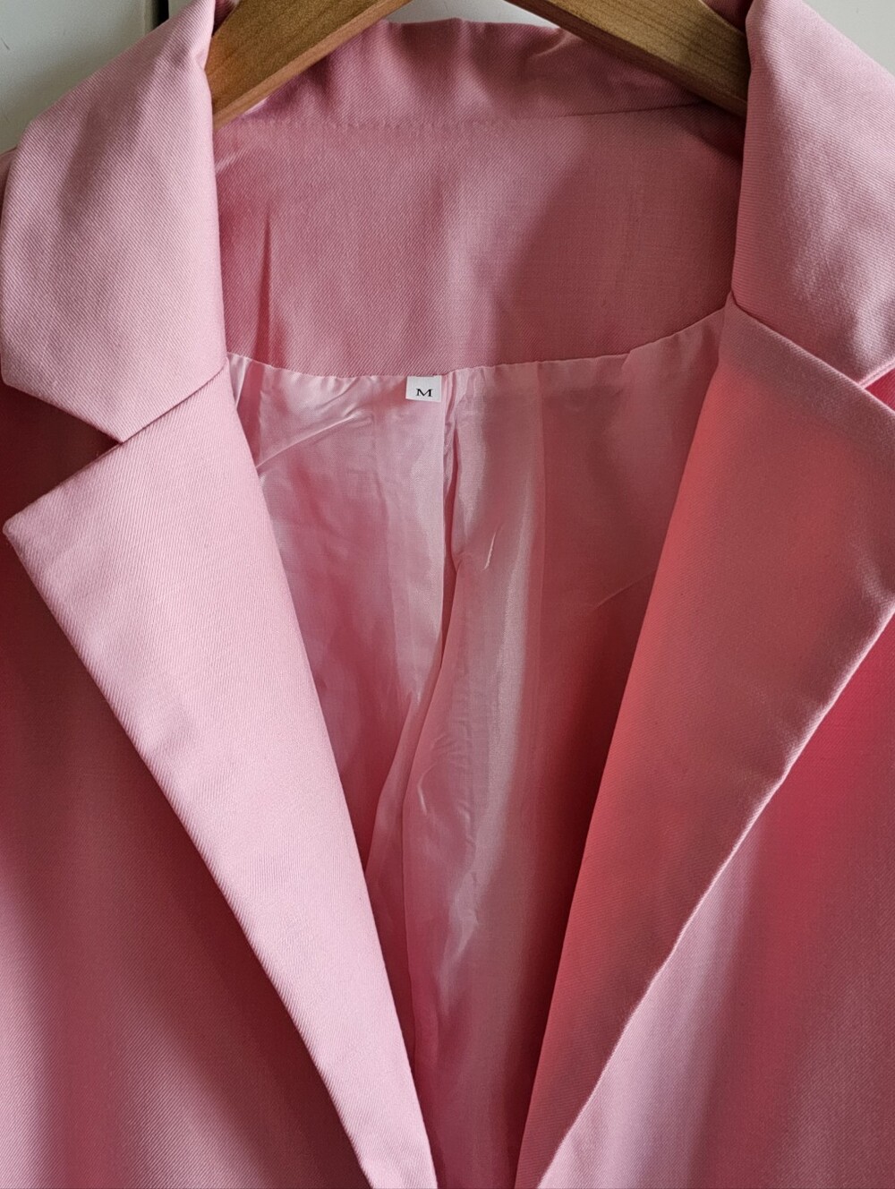 Pink Lightweight Open Front Blazer - Picture 7 of 9